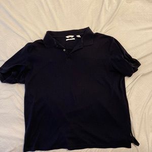 Calvin Klein liquid touch navy blue XL Polo shirt